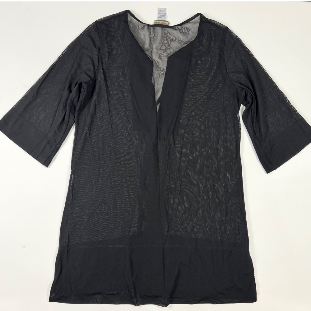 Tommy Bahama Swim Cover Up Womens Small Black NWOT‎ Sheer Mesh TSW85903CX - Picture 4 of 7